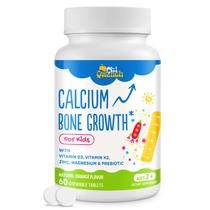 Suplemento ChiQwench 500 mg de cálcio com vitamina D3 e K2, zinco