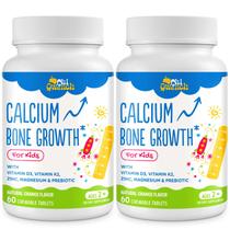 Suplemento ChiQwench 500 mg de cálcio com vitamina D3 e K2, zinco