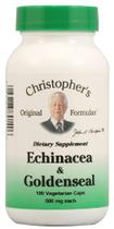 Suplemento Christopher's Echinacea & Goldenseal 100 cápsulas