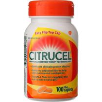 Suplemento Citrucel Cápsulas de 100 quilates de fibra e laxante