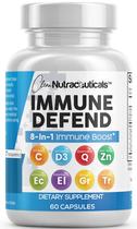 Suplemento Clean Nutraceuticals Immune Defense Support 8 em 1