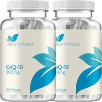 Suplemento Clear Formulas CoQ10 200 mg com 400 porções