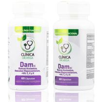 Suplemento CLÍNICA DR. VEGA Dam 60 Cápsulas com Vitaminas e Extratos Herbais Suplemento CLÍNICA DR. VEGA Dam 60 Cápsulas com Vitaminas e Extratos Herbais