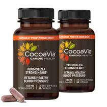 Suplemento CocoaVia Cardio Health 500 mg de flavonóis de cacau Suplemento CocoaVia Cardio Health 500 mg de flavonóis de cacau