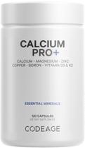 Suplemento Codeage Calcium 500mg com Vitamina D3 e Magnésio - 120 Cápsulas