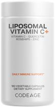 Suplemento Codeage de Vitamina C Lipossomal 1500mg com Zinco - 180 Cápsulas