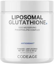 Suplemento Codeage Glutationa lipossomal 1.000 mg 60 porções Suplemento Codeage Glutationa lipossomal 1.000 mg 60 porções