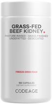 Suplemento Codeage Grass Fed Beef Kidney 180 cápsulas