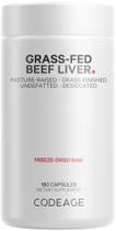 Suplemento Codeage Grass Fed Beef Liver 180 cápsulas