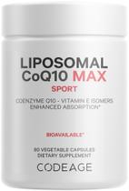Suplemento Codeage Lipossomal CoQ10 Max 250 mg 60 cápsulas Suplemento Codeage Lipossomal CoQ10 Max 250 mg 60 cápsulas