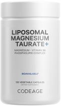 Suplemento Codeage Lipossomal Magnesium Taurate+ 120 cápsulas Suplemento Codeage Lipossomal Magnesium Taurate+ 120 cápsulas