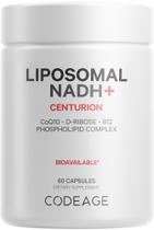 Suplemento Codeage Lipossomal NADH+ com vitamina B12 60 cápsulas Suplemento Codeage Lipossomal NADH+ com vitamina B12 60 cápsulas