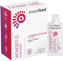Suplemento Codeage Lipossomal Vitamin D3 Liquid Wonder-D 30 bolsas