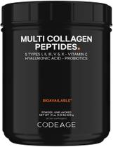 Suplemento Codeage Multi Collagen Peptídeos e Probióticos 600mL
