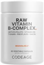 Suplemento Codeage Raw Vitamin B Complex 60 cápsulas Suplemento Codeage Raw Vitamin B Complex 60 cápsulas