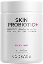 Suplemento Codeage Skin Probiotics + Prebiotics 60 cápsulas Suplemento Codeage Skin Probiotics + Prebiotics 60 cápsulas