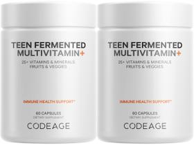 Suplemento Codeage Teen's Daily Multivitamínico 60 Cápsulas