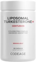 Suplemento Codeage Turkesterone 120 cápsulas, fornecimento para 4 meses Suplemento Codeage Turkesterone 120 cápsulas, fornecimento para 4 meses