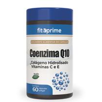 Suplemento Coenzima Q10 + Colágeno Hidrolisado e Vitaminas C e E - 60 cápsulas - Fitoprime