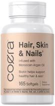 Suplemento Coera: Vitaminas para Cabelo, Pele e Unhas (165 Cápsulas)