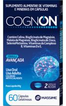 Suplemento Cognon Original 60 Capsulas Vitaminas E Minerais = Cogmax - Mássime