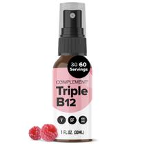 Suplemento Complemento Vegan Vitamin Triple B12 em spray líquido