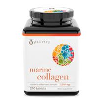 Suplemento: comprimidos de colágeno marinho Youtheory Suplemento: comprimidos de colágeno marinho Youtheory