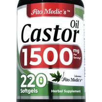 Suplemento: comprimidos de óleo de rícino FITO MEDIC'S Lab 1500 mg 220 cápsulas gelatinosas Suplemento: comprimidos de óleo de rícino FITO MEDIC'S Lab 1500 mg 220 cápsulas gelatinosas