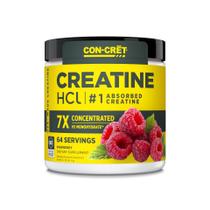 Suplemento CON-CRET Creatina HCl em pó de framboesa 64 porções