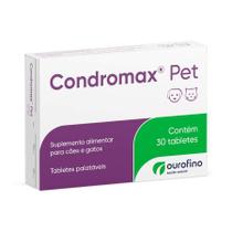 Suplemento Condromax Ourofino para Cães e Gatos - 30 tabletes