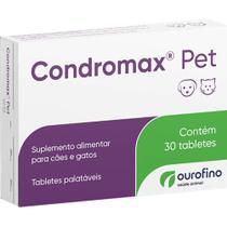 Suplemento Condromax Ourofino para Cães e Gatos Com 30 comprimidos - Ouro Fino