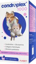 Suplemento Condroplex 1000 para Cães e Gatos de Pequeno Porte 60 Cápsulas Suplemento Condroplex 1000 para Cães e Gatos de Pequeno Porte 60 Cápsulas