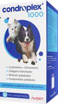 Suplemento Condroplex 1000 para Cães e Gatos de Pequeno Porte 60 Comprimidos Suplemento Condroplex 1000 para Cães e Gatos de Pequeno Porte 60 Comprimidos