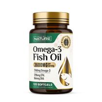 Suplemento Construído pela Nature Óleo de Peixe Omega-3 3600mg Suplemento Construído pela Nature Óleo de Peixe Omega-3 3600mg