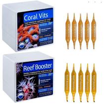 Suplemento corais reef booster coral vits prodibio 5 amp cd