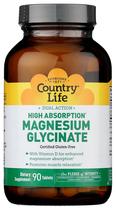 Suplemento Country Life Magnésio Glicinato 90 comprimidos Suplemento Country Life Magnésio Glicinato 90 comprimidos