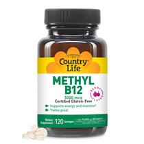 Suplemento Country Life Methyl B-12, 3000 mcg, pastilhas, 120 ct