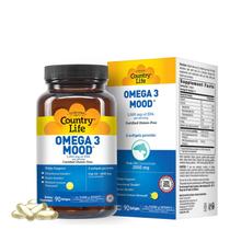 Suplemento Country Life Ômega 3 Mood 2000mg Óleo de Peixe 90 Softgels Suplemento Country Life Ômega 3 Mood 2000mg Óleo de Peixe 90 Softgels