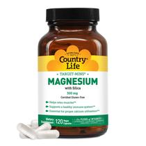 Suplemento Country Life Target-Mins Magnésio 300 mg 120 cápsulas Suplemento Country Life Target-Mins Magnésio 300 mg 120 cápsulas