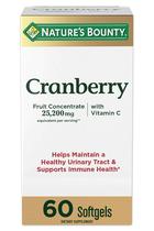 Suplemento Cranberry Nature's Bounty - 25.200mg - 60 Cápsulas Suplemento Cranberry Nature's Bounty - 25.200mg - 60 Cápsulas