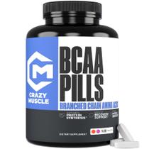 Suplemento Crazy Muscle BCAA Pills 120 comprimidos 1000 mg/comprimido