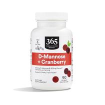 Suplemento D-Mannose com Cranberry da Whole Foods Market - 365 Suplemento D-Mannose com Cranberry da Whole Foods Market - 365