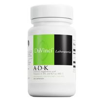 Suplemento DAVINCI Labs ADK Bone, Heart & Immune Health 30 cápsulas