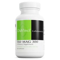 Suplemento DaVinci Tri-Mag 300 Triplo Magnésio 120 Cápsulas