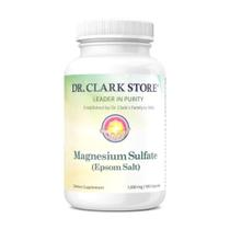 Suplemento de 1030 mg de sulfato de magnésio (sal de Epsom) 100 cápsulas