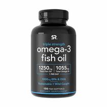 Suplemento de Aceite de Pescado Sports Research Triple Fuerza 1250 mg Suplemento de Aceite de Pescado Sports Research Triple Fuerza 1250 mg