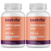 Suplemento de ácido alfa lipóico BESTVITE 300 mg 240 cápsulas Suplemento de ácido alfa lipóico BESTVITE 300 mg 240 cápsulas