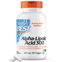 Suplemento de ácido alfa-lipóico Doctor's Best 300 mg 180 comprimidos