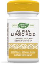 Suplemento de ácido alfa lipóico Nature's Way 600 mg 60 cápsulas