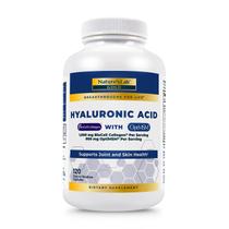 Suplemento de ácido hialurônico Nature's Lab com colágeno Biocell 120 cápsulas